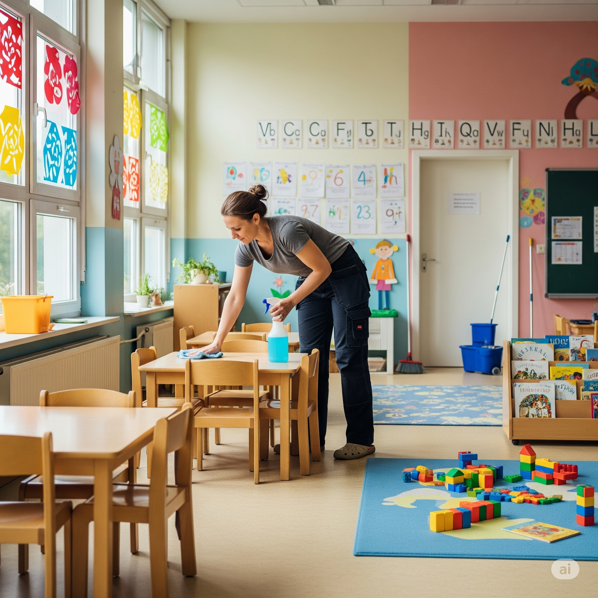 Kindergarten & Schulreinigung